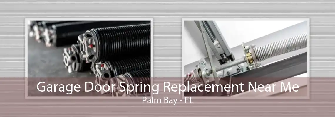 Garage Door Spring Replacement Near Me Palm Bay - FL