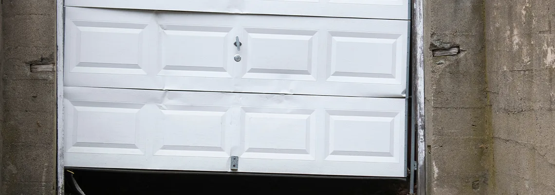 Garage Door Got Hit By A Car Dent Removal in Palm Bay, FL