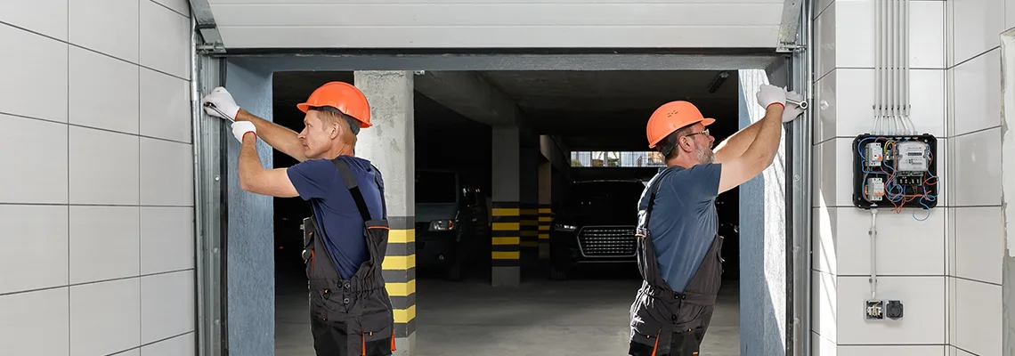 Wooden Garage Door Frame Repair in Palm Bay, Florida